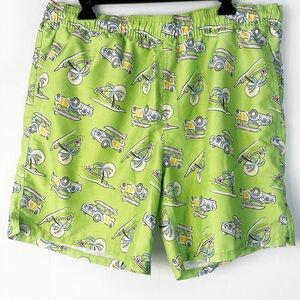 Sero Surfboard/Truck Print Swim Shorts